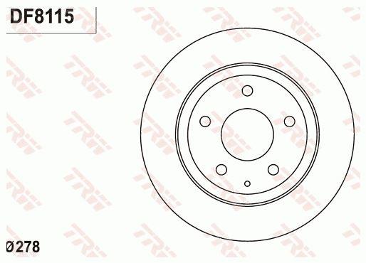 FREN DİSKİ ARKA 6 2012 > - TRW - OEM GHT226251