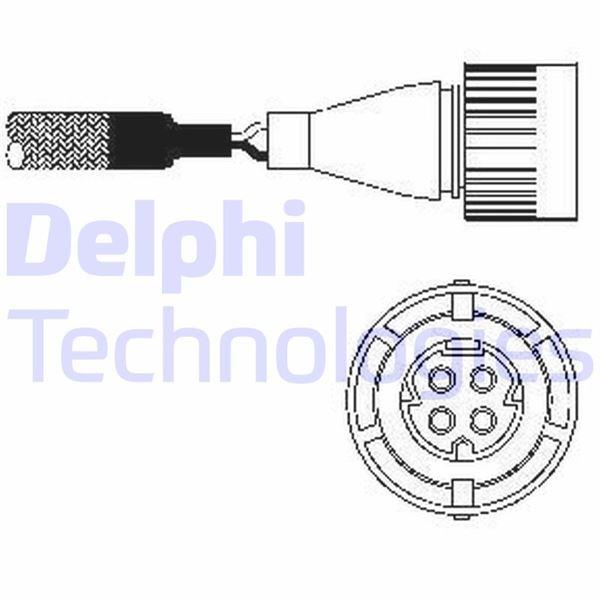 OKSİJEN SENSÖRÜ - BMW 3 SERİES E36 87>95 - DELPHI