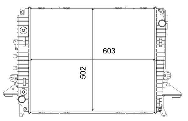 MOTOR SU RADYATORU LAND ROVER DISCOVERY III-IV L319 - MAHLE - OEM LR021778