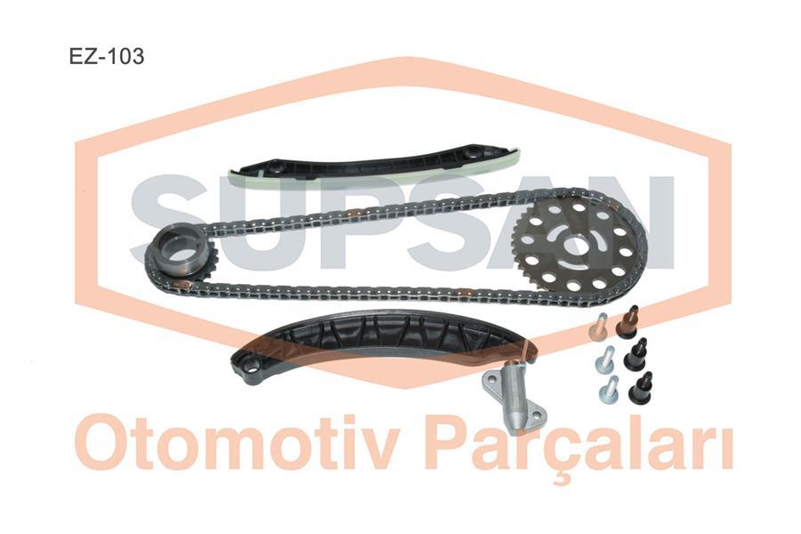 EKSANTRİK ZİNCİR KİTİ OPEL VIVARO II 06> RENAULT TRAFIC II 06> KOLEOS 08> LAGUNA III 08>15 2.0 DCİ M9R / NISSAN QASHQAI X-TRAIL 2.0L M9R J10 T31 07-13 (112 bakla) - SUPSAN - OEM 93198847