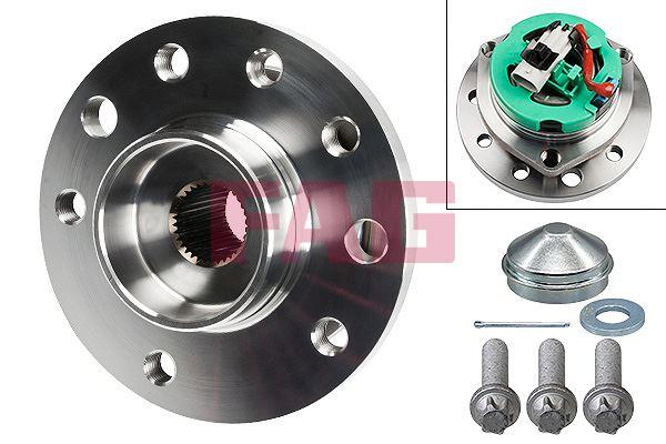 ÖN TEKER PORYASI KOMPLE ASTRA G (98-05)-ZAFIRA (99-05) 1.6-1.8 16V-2.0 16V (ABS`Lİ) (5 BİJON) - FAG - OEM 1603211
