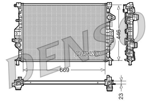 SU RADYATÖRÜ FORD MONDEO-SMAX-GALAXY 07> VOLVO S60-S80-XC60-XC70 07> 1.6-2.0 TDCİ (MANUEL ŞANZIMAN) - DENSO - OEM 7G91