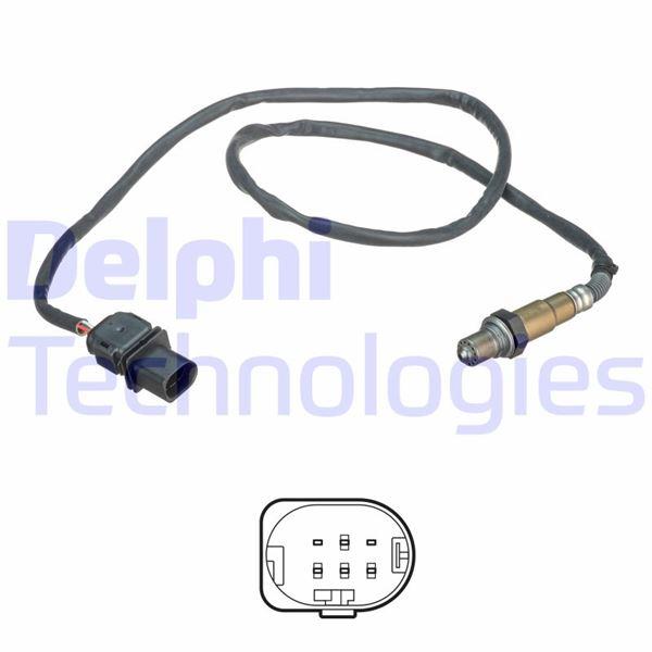 Ön OKSİJEN SENSÖRÜ AUDI-VWAUDI A4.A4 Cabrio.A4 Quattro.Q7 Quattro-VW Amarok.Beetle.California.Campmo - DELPHI - OEM 03G906262G