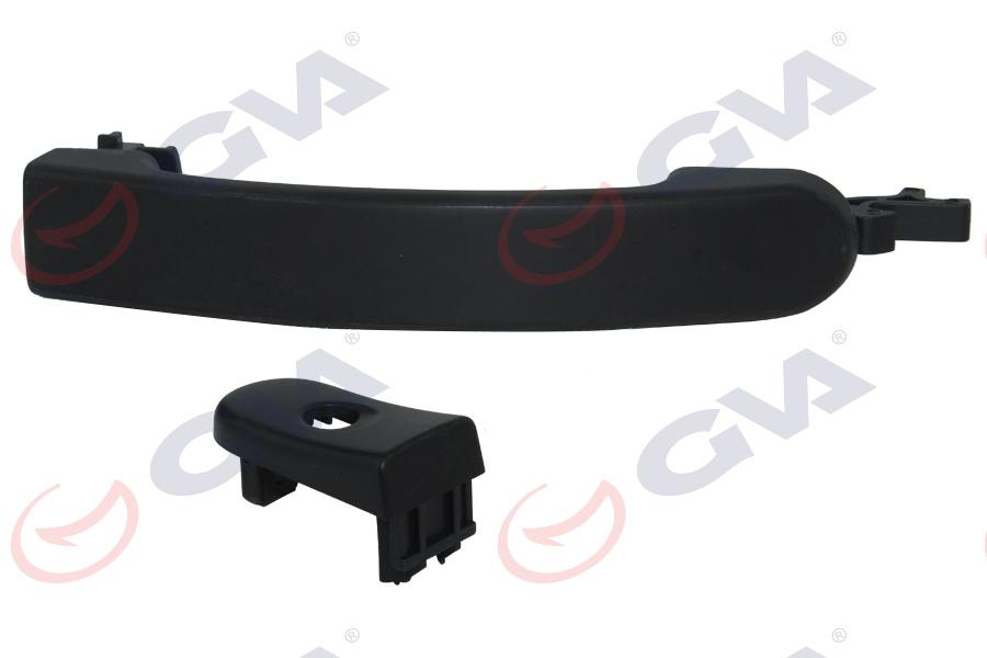 DIŞ KAPI KOLU ÖN SAĞ=SOL (ANAHTAR DELİKLİ) SİYAH ASTARLI FIESTA (02-08) - GVA - OEM 2S61A218A14BA