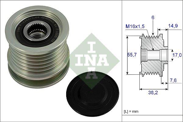 ALTERNATOR KASNAGI MERCEDES W202 W210 S210 W461 W463 W140 B901>B904 - INA - OEM A6021500060