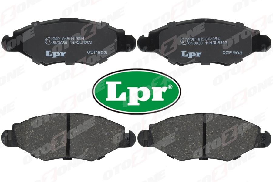 ÖN FREN BALATASI PEUGEOT P206 1.4 1.6 09/98> P306 1.4 1.6 5/93> (KULAKLARI DELİKSİZ) - OTOZONE - OEM 4254.94