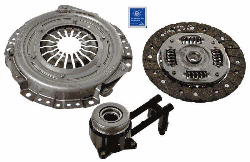 DEBRIYAJ SETI+RULMAN FORD FIESTA-KA-FUSION 1.25 1.4 ZETEC 95-17 (BENZİNLİ) (8V21 7A564 AD) - SACHS - OEM 8V217540A1E