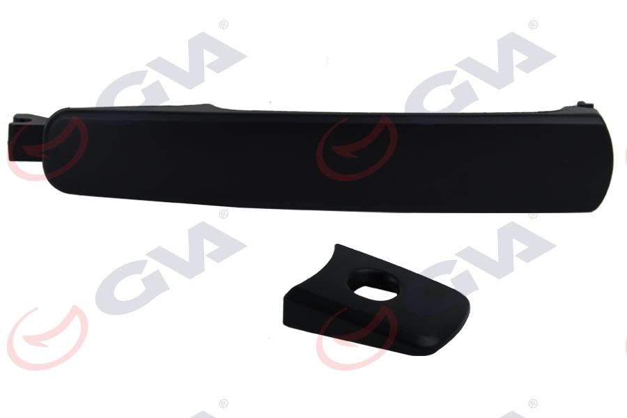 DIŞ KAPI KOLU KAPAKLI ÖN SOL (ANAHTAR DELİKLİ) SİYAH ASTARLI QASHQAİ 07-13 - GVA - OEM 80640