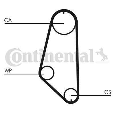 TRİGER KAYIŞI (111x200) 111 DİŞ 20 VECTRA A (88-92) (GD111H9.5P200) 5047 - CONTI - OEM 636565