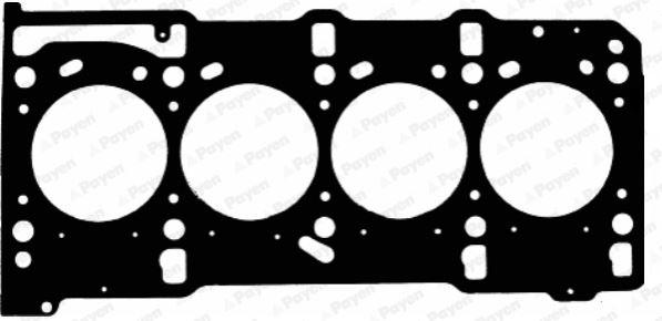 SİLİNDİR KAPAK CONTASI (0.82mm) ASTRA H-ASTRA J-CORSA C-D-E MERIVA A-B AVEO-LINEA-PUNTO-FIORINO-EGEA DOBLO-NEMO-BIPPER 1.3 CDTI MTJ-DTH-DT-DTE-DTJ-DTN-DTR-JTD-HDI-FHZ (1 ÇENTİK) -55278855 - PAYEN - OEM 1625885880