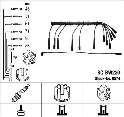 RC-BW230 ATEŞLEME KABLOSU - NGK