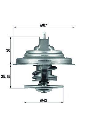 THERMOSTAT İNSERT FORD - MAHLE