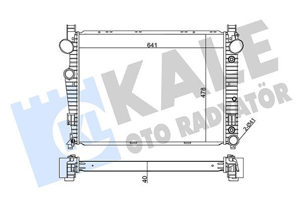MOTOR SU RADYATORU MERCEDES S-CLASS W220 98>05 — KALE 360700 - KALE - OEM A2205000103