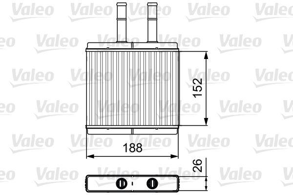KALORIFER RADYATORU AVEO KALOS 02 - VALEO - OEM 96539642