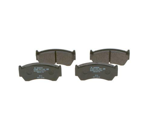 ÖN BALATA DİSK NISSAN ALMERA (95-00) SUZUKI BALENO (99-07) (GDB3180) - BOSCH - OEM 410601N060