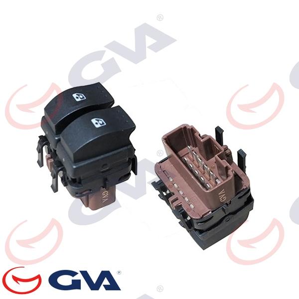 CAM AÇMA ANAHTARI ÖN SOL MEGANE II (LM--)(ÇİFTLİ) (10 FİŞ-ÇİFTLİ) - GVA - OEM 8200315040