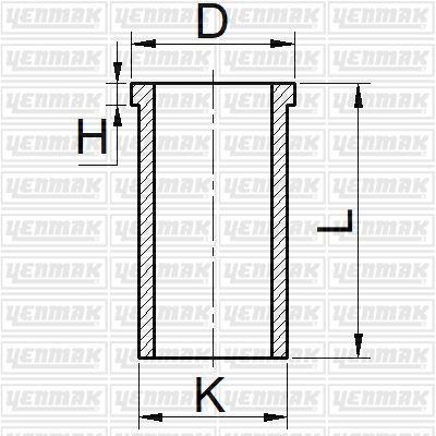 GÖMLEK FORD TRANSİT PUMA 2.4 L V184 TDCİ RWD -(D4FA-DOFA-F4FA-FXFA-H9FA-HEFA-PHFA-PHFC-RCFA) 3.2TDCİ - SUPSAN - OEM 1C1Q6055A1A