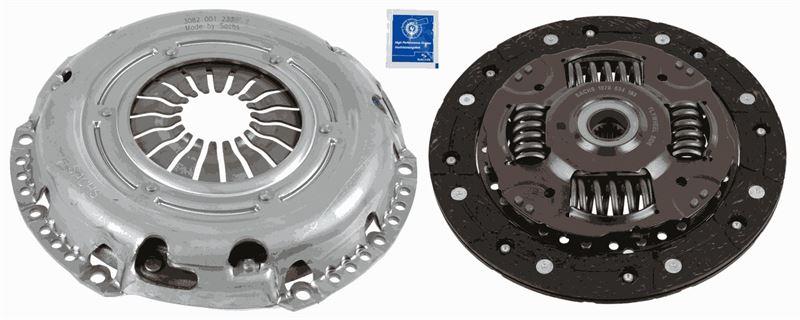 DEBRIYAJ SETI FIESTA FUSION 1.4TDCI 01>12 MAZDA II 1.4D 03 > RULMANSIZ - SACHS - OEM 3S617540AB