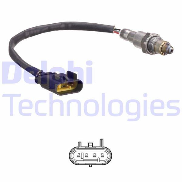 OKSIJEN SENSORU FIAT DOBLO III FIAT 500 1.4 (300 MM) - DELPHI - OEM 55241995