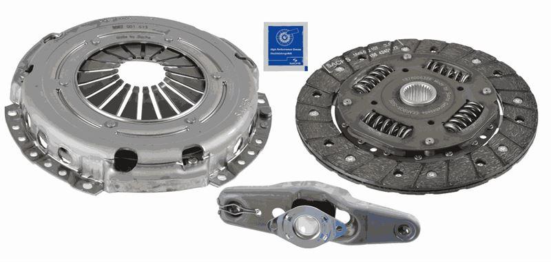 DEBRİYAJ SETİ POLO-FABIA-ROOMSTER 1.0-1.2 (620332200) (BME-AZQ-BZG-CGPB-CGPA-CHYB) - SACHS - OEM 03D141025D