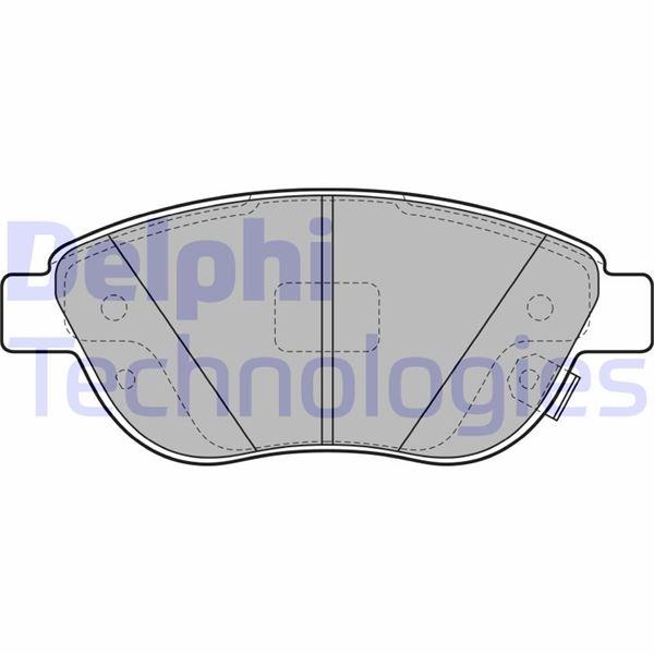 ÖN BALATA CORSA D (BÜYÜK TİP) 1.3 CDTI 07/06=> FIAT 500L 12> 0.9T 1.4 1.3D MTJ 1.6D MTJ - DELPHI - OEM 93189816
