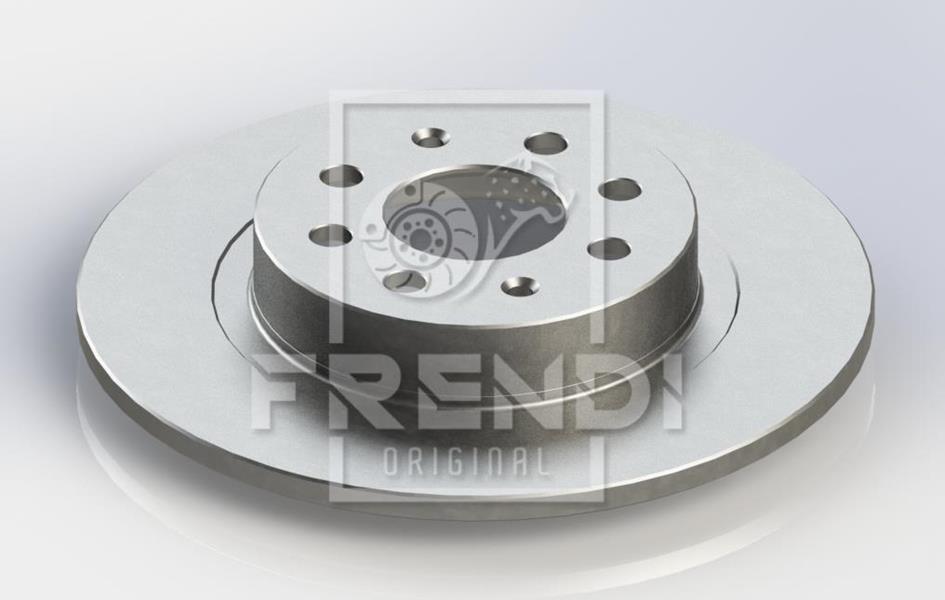 ARKA FREN AYNASI CORSA E 14> ADAM 13> PUNTO EVO-GRANDE PUNTO 05> (264x10x4DLxHAVALI 15 İNÇ) (55700592) - FRENDI - OEM 93167282