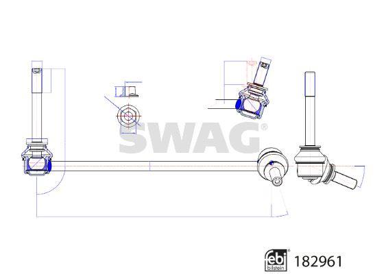 Z ROT DİREKSİYON VE ASKI BMW (FEBI 182961) - SWAG