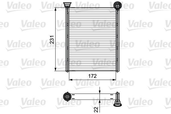 KALORIFER RADYATORU C4 II DS4 - VALEO - OEM 6448-W8