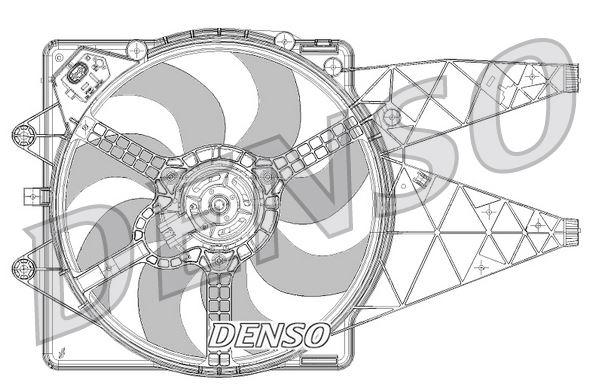 FAN. RADİATOR ABARTH GRANDE PUNTO (05-12) - DENSO - OEM 51831012
