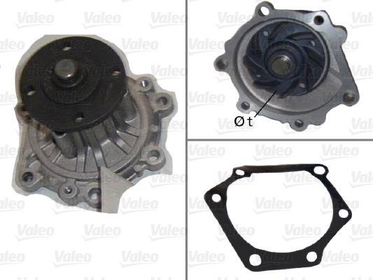 DEVİRDAİM SU POMPASI TOYOTA HILUX 2.4L 2L LN85 LN145 90-04 / 2.4L 2L-T LN105 4x4 93-04 / 2.8L 3L LN106 4x4 88-94 / HIACE 2.4L 2L LH112 LH114 89-> - VALEO - OEM 1610059155