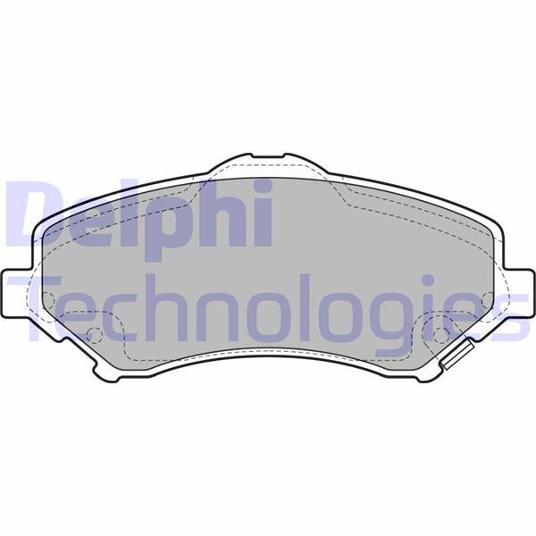 FREN BALATASI ON (146mm)  WRANGLER III NITRO 07- - DELPHI - OEM 68003701AA