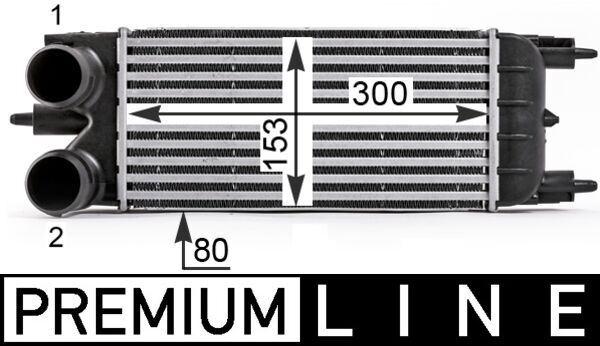 Ladeluftkühler CITROEN C5 — MAHLE CI529000P - MAHLE
