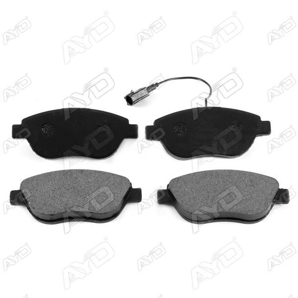 ÖN FREN BALATASI OPEL COMBO D 12> PUNTO EVO 1.3-1.4-1.6D MTJ 09=> 500-500C 1.3DMJ 10=> GRANDE PUNTO 1.6DMTJ 09=> - AYD - OEM 95518218