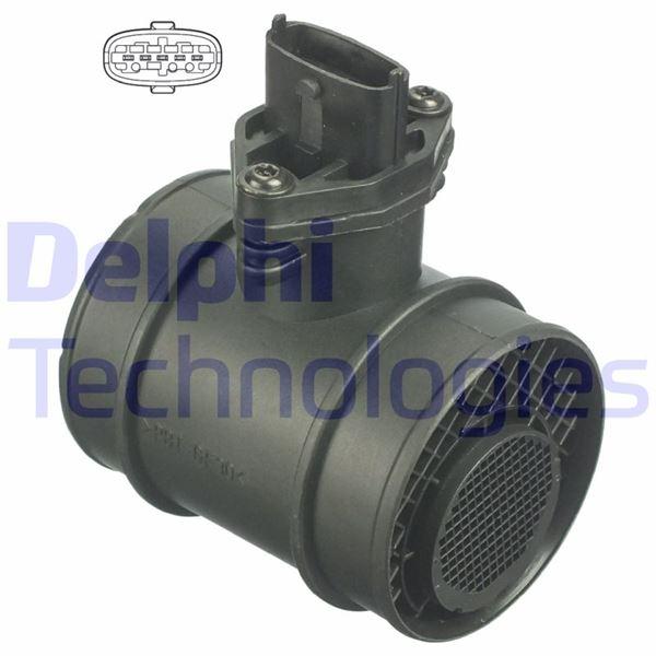 HAVA KÜTLE ÖLÇER (DEBİMETRE) CORSA C-COMBO C 1.3-1.7 ASTRA G 1.7 Y13DT-Z13DT-Z17DTH-DTL - DELPHI - OEM 24439252