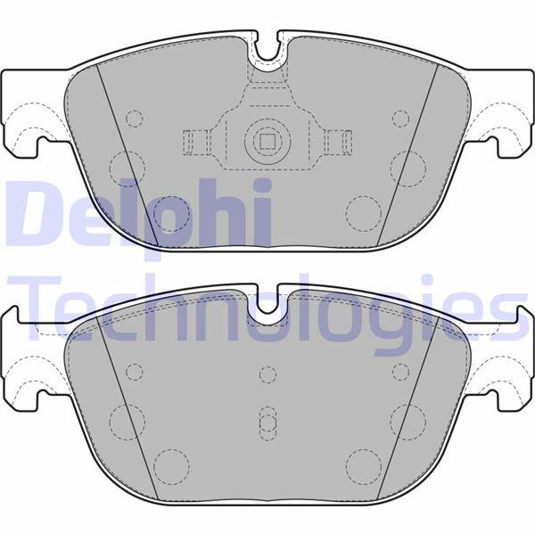 ÖN FREN BALATASI PEUGEOT P407 04>10 P508 10>18 C5 08>14 C6 09>12 DS5 09>15 (180mm) - DELPHI - OEM 4254.73