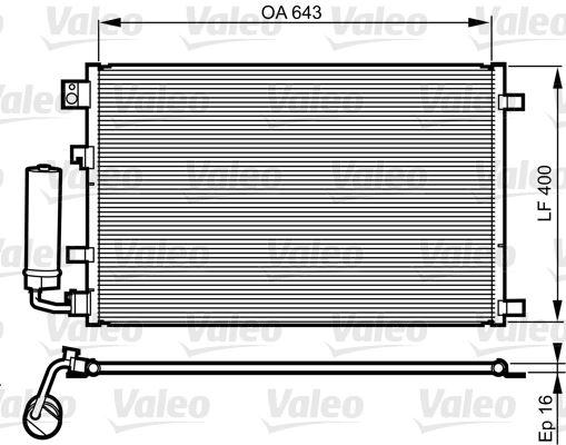 KONDENSER QASHQAI — VALEO VAL-814008 - VALEO - OEM 92100-JD20A