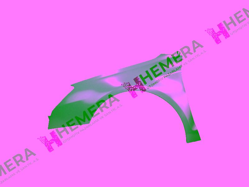 ÇAMURLUK ÖN SOL SAC SİNYAL DELİKSİZ CITROEN C5 2008> - SIMYI - OEM 7840V6