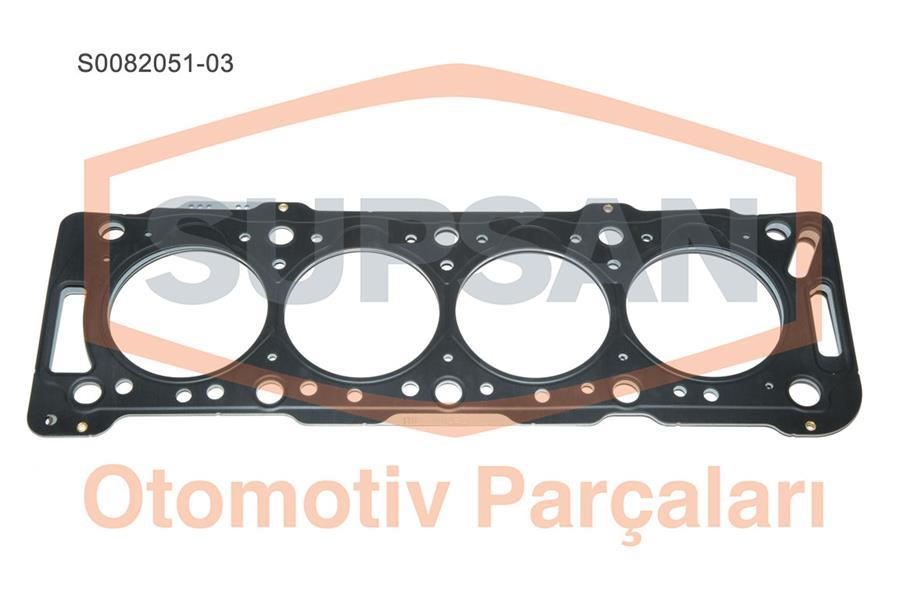 CONTA SİLİNDİR KAPAK PEUGEOT PARTNER / CİTROEN BERLİNGO (ENG. DW8) - SUPSAN - OEM 0209X2