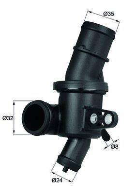 TERMOSTAT 85 °C MERCEDES OM640 W169 W245 - MAHLE - OEM 6462000415