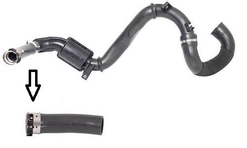 TURBO HORTUMU RENAULT TRAFIC II 06> OPEL VİVARO A 06> 2.0dCi 2.0CDTI (KÜÇÜK) - OTOZONE - OEM 144607066R