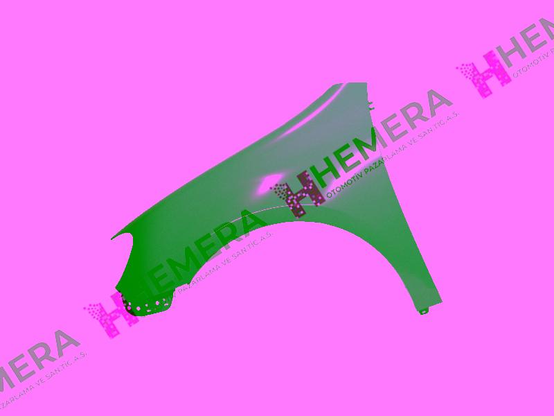 ÇAMURLUK ÖN SOL SAC SİNYAL DELİKSİZ VOLKSWAGEN GOLF 2009-2011 - SIMYI - OEM 5K6821021
