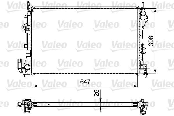 RADYATOR VECTRA C - VALEO - OEM 51770410