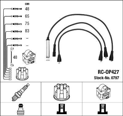 RC-OP427 ATEŞLEME KABLOSU - NGK