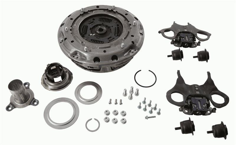 DEBRIYAJ KAVRAMA SETI FOCUS III 11=> 14 FIESTA 08=>14 B-MAX 14=>1.6 TI ECOSPORT 1.5TI DPS6 (OTOMATIK) (DEBRIYAJ CATALLARI ILE BERABER ) - SACHS - OEM KTFA6P7C601AC