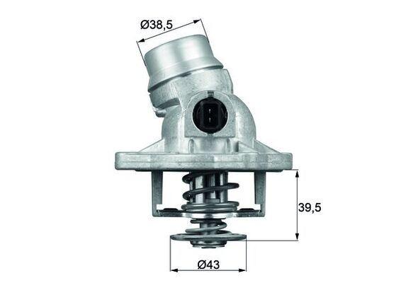 TERMOSTAT 105°C BMW M62 E39 E38 E53 E52 . LAND ROVER RANGE ROVER III 448PN L322 - MAHLE - OEM 11531436386