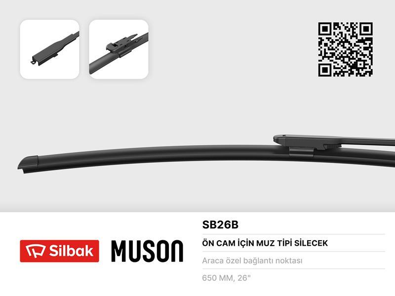 SİLECEK SÜPÜRGESİ 650MM (MUZ TİPİ) C1 04/14-P108 05/14 - SILBAK