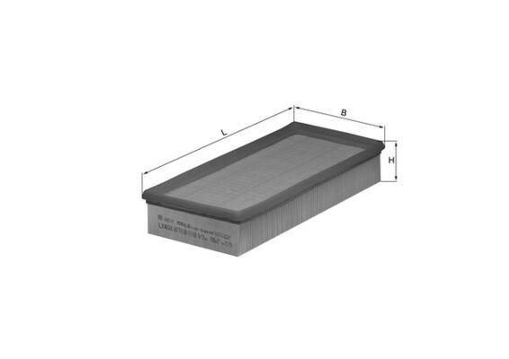 HAVA FILTRESI — MAHLE LX408 - MAHLE