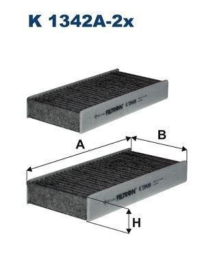 POLEN FILTRESI TAKIMI BMW F40 F44 F45 F46 F48 F39 . MINI F54 F55 F56 F57 F60 KARBONLU - FILTRON - OEM 64316835405