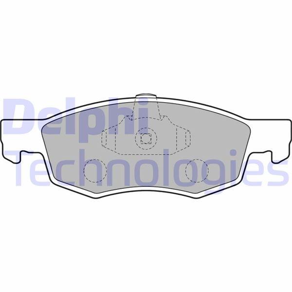 ÖN BALATA DOBLO 01=> ALBEA PALIO 96=> - DELPHI - OEM 77362205