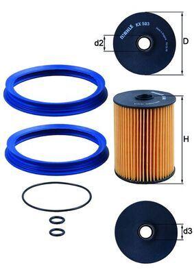 YAKIT FILTRESI MINI N12 N14 N16 N18 R56 R57 R58 R59 - MAHLE - OEM 11252754870